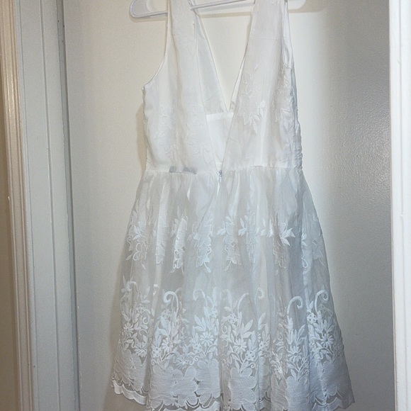 Double Crazy from SHEIN White Mini Dress. Never worn - Picture 7 of 8